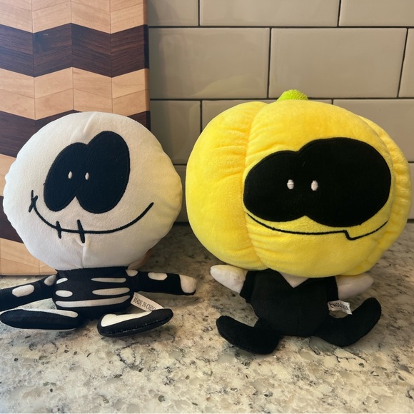 Other - EUC Set of 2 • Friday Night Funkin Merch Plush Toys • Skid and Pump